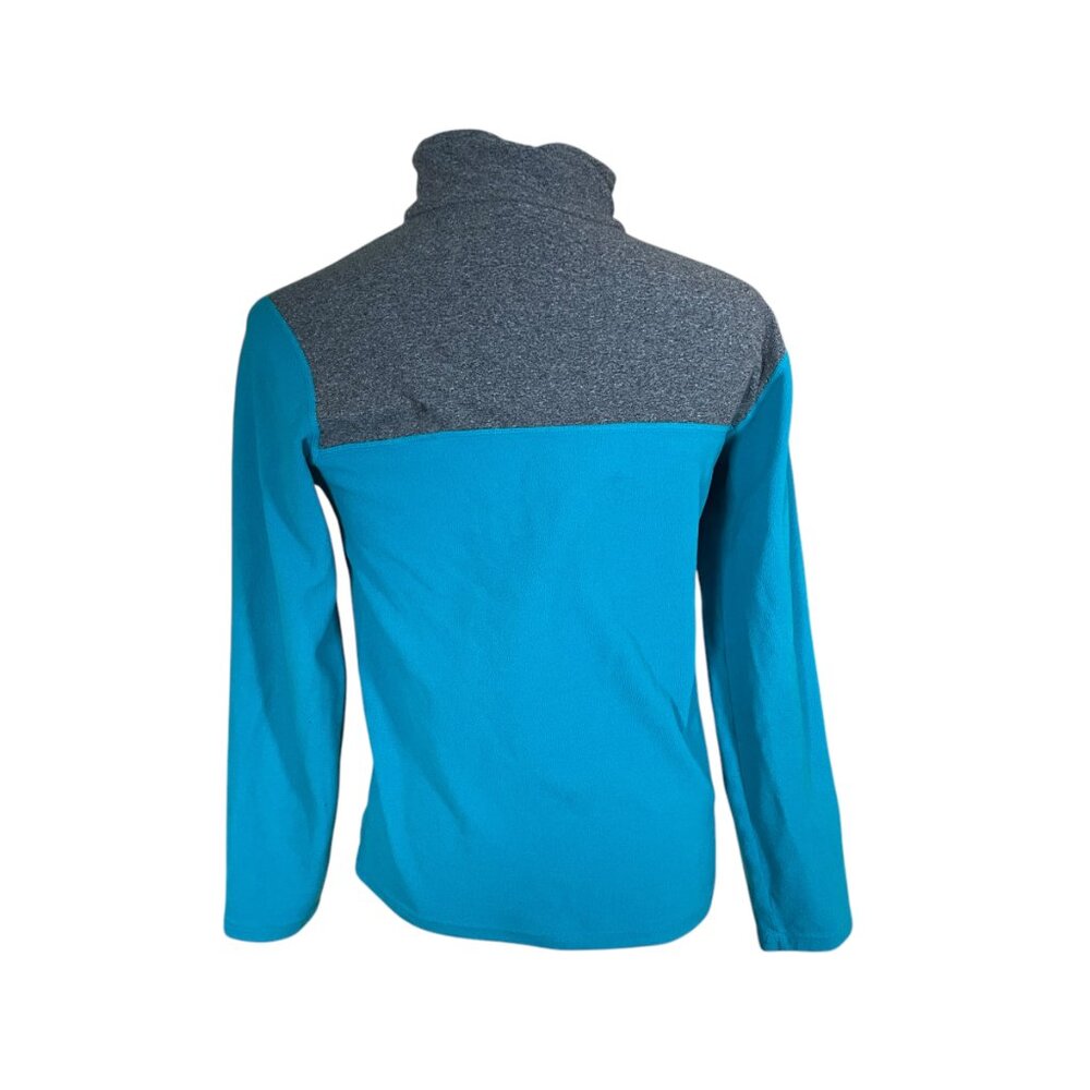 The North Face Boy's Teal Grey 1/4 Light Weight Pullover Sweatshirt XL 18/20 - Picture 4 of 8